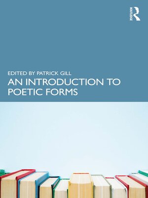 cover image of An Introduction to Poetic Forms